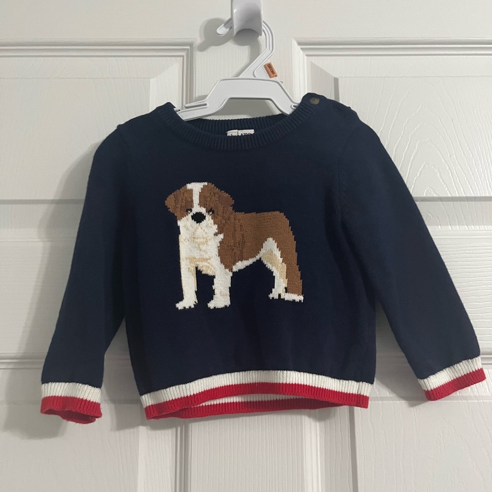 Janie and Jack Classic Navy Sweater